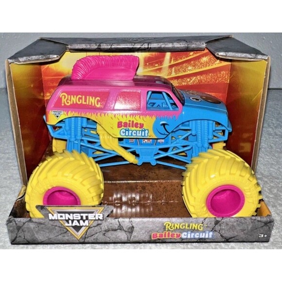 2025 MONSTER JAM RINGLING BAILEY CIRCUIT 1:24 SCALE **NEW** MONSTER TRUCK - Picture 1 of 3